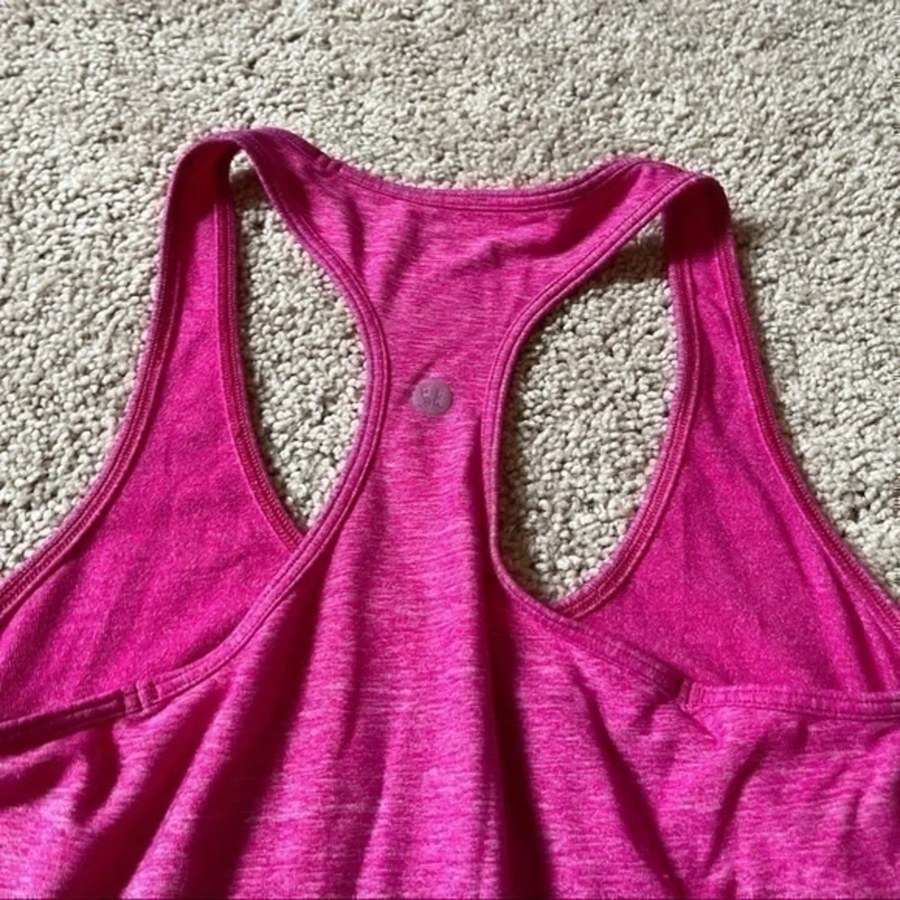 Pink lululemon tank top